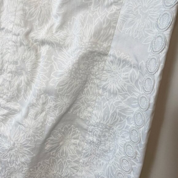 Lilly Pulitzer Womens Mila Sleeveless Lace Shift Mini Dress White 0 Floral 95954 - Picture 2 of 11
